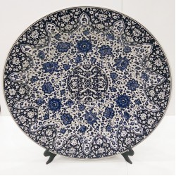 65 cm Plate Blue Lotus