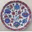 30 cm Plate Colorful Herbal Pattern