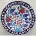 30 cm Plate Colorful Herbal Pattern