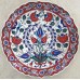 30 cm Plate Colorful Herbal Pattern