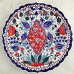 30 cm Plate Colorful Herbal Pattern