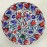 30 cm Plate Colorful Carnation and Tulip Pattern