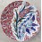 30 cm Plate Colorful Herbal Pattern 30 cm Plate Colorful Herbal Pattern
