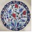 30 cm Plate Colorful Herbal Pattern