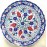 30 cm Plate Colorful Carnation and Tulip Pattern 30 cm Plate Colorful Carnation and Tulip Pattern