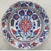 30 cm Plate Colorful Herbal Pattern