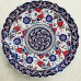 30 cm Plate Colorful Herbal Pattern