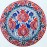 30 cm Plate Colorful Herbal Pattern