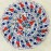 30 cm Plate Colorful Carnation and Tulip Pattern