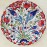 30 cm Plate Colorful Herbal Pattern