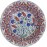 40 cm Plate Colorful Herbal Pattern