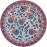 40 cm Plate Colorful Herbal Pattern