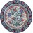 40 cm Plate Colorful Herbal Pattern