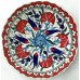 18 cm Plate Colorful Herbal Pattern