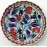 18 cm Plate Colorful Herbal Pattern