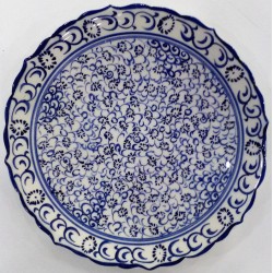 18 cm Plate Golden Horn Patterned