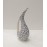 20 cm Swan Vase Golden Horn Patterned
