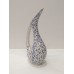 20 cm Swan Vase Golden Horn Patterned