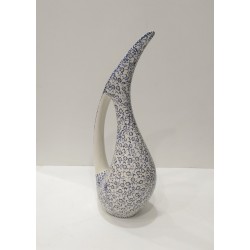 20 cm Swan Vase with Herbal Pattern