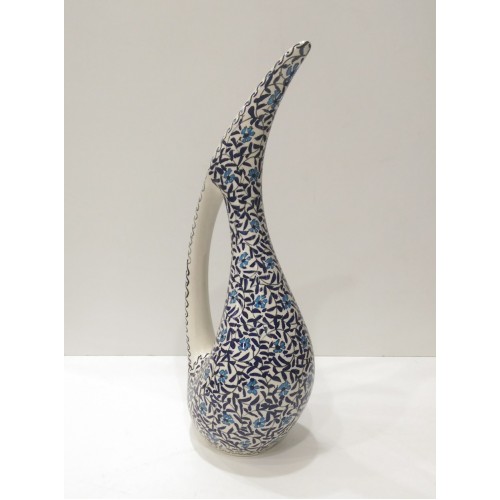 20 cm Swan Vase with Herbal Pattern