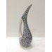 20 cm Swan Vase with Herbal Pattern