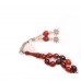 Old Squeezing Amber Silver Tassel